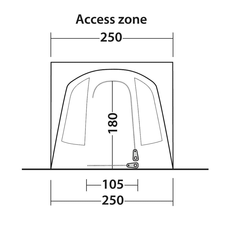 Outwell Pine Hills Awning Grey - Outwell - Van Life Living