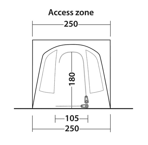 Outwell Pine Hills Awning Grey - Outwell - Van Life Living