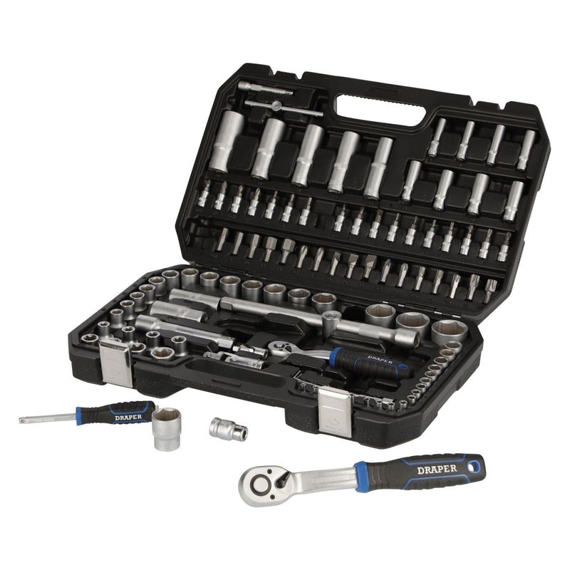 Draper HI-TORQ Metric Socket Set, 1/4" & 1/2" Sq. Dr. (108 Piece) Draper  - Town Parts