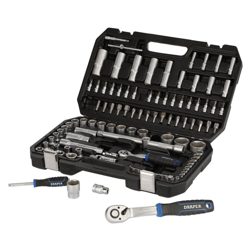 Draper HI-TORQ Metric Socket Set, 1/4" & 1/2" Sq. Dr. (108 Piece) Draper  - Town Parts