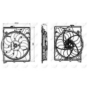 NRF Engine Cooling Fan 47863