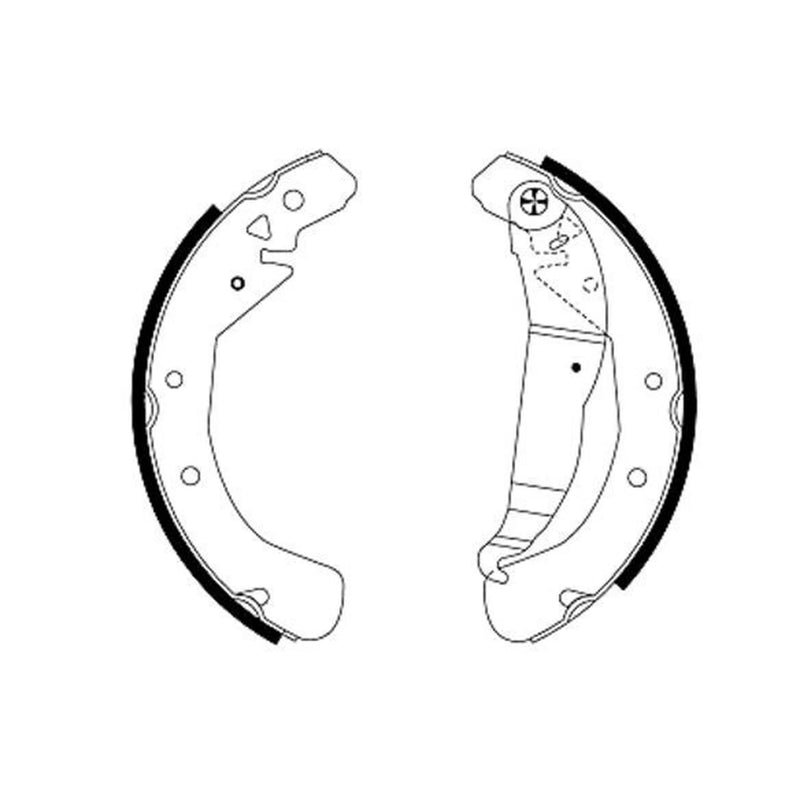 Textar Brake Shoe Set Axle Kit 91049000