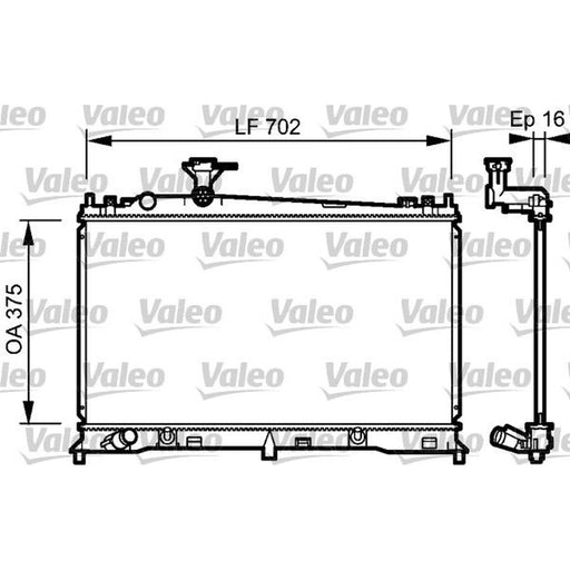 Valeo Engine Radiator 734483
