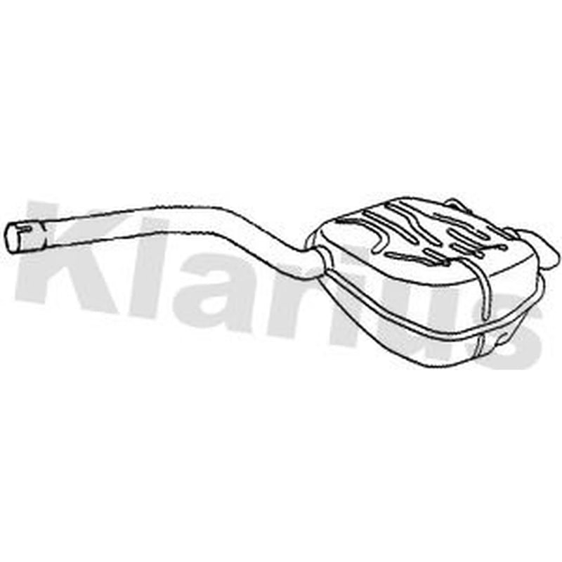 Klarius Box With Tail Pipe Rear FE1009G