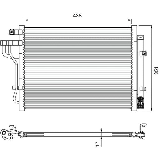 Valeo Air Conditioning Condenser 814399
