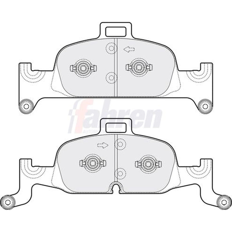 Fahren Front Brake Pad Set FBP3785