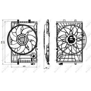 NRF Engine Cooling Fan 47846