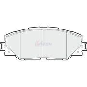 Fahren Front Brake Pad Set fits Toyota Auris 2006-2018 1.8