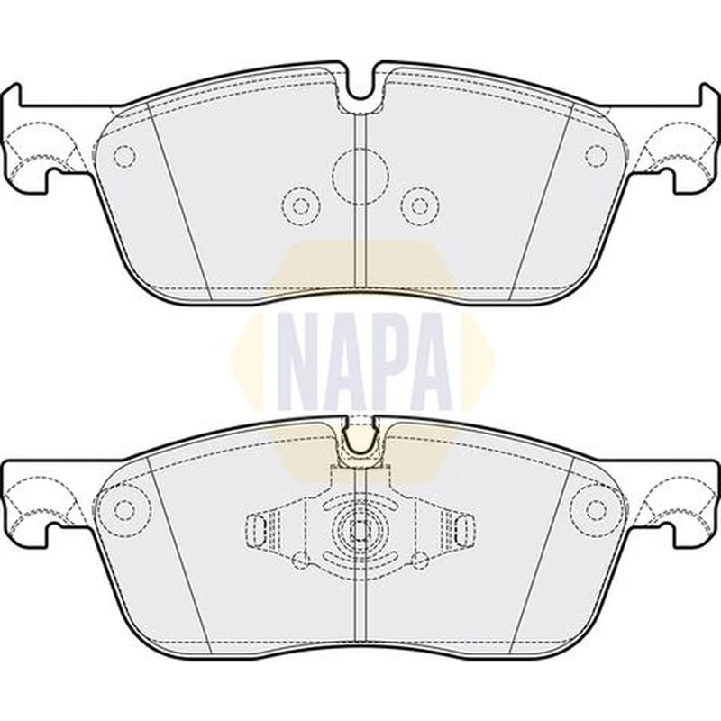 NAPA Front Brake Pad Set NBP1625