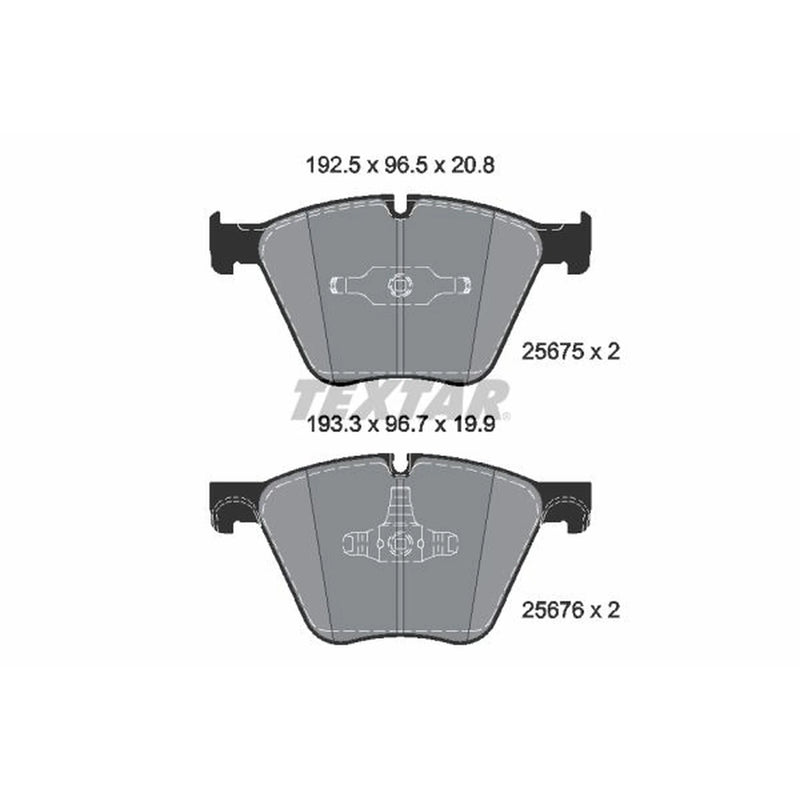 Textar Front Brake Pad Set 2567501