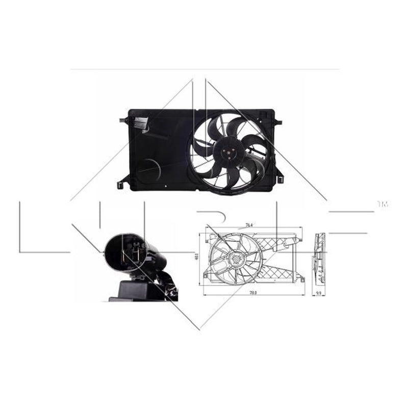 NRF Engine Cooling Fan 47291