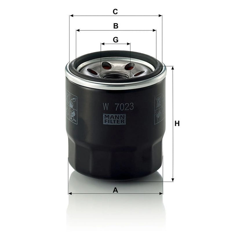 MANN-FILTER Engine Oil Filter W 7023