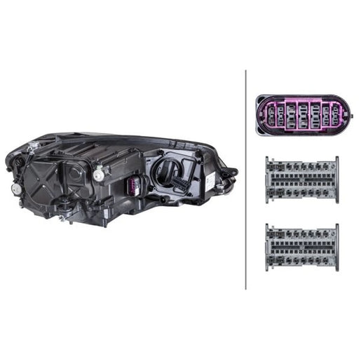 Hella Headlight Headlamp LED Left 1ZX 013 924-211