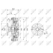 NRF Radiator Fan Clutch 49614