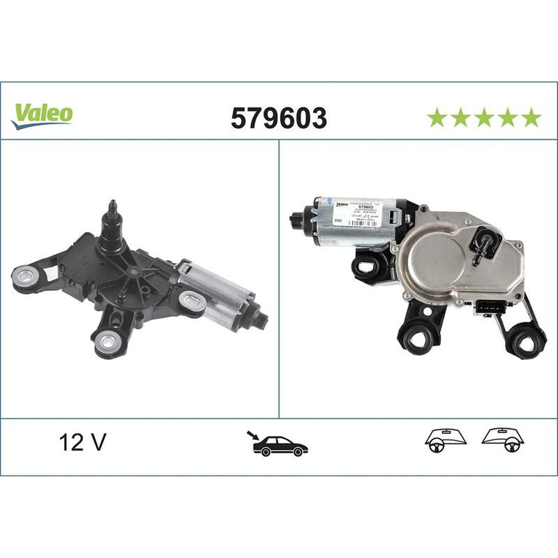 Valeo Front/Rear Wiper Motor Rear 579603