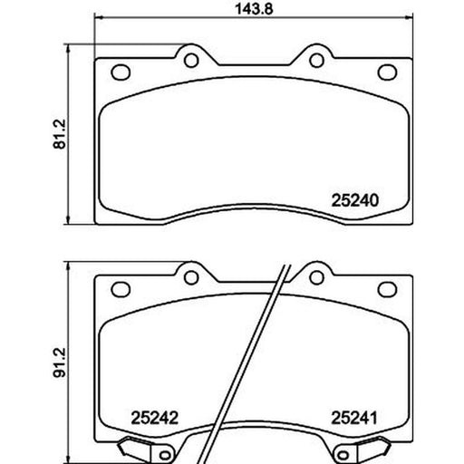 DON Front Brake Pad Set PCP1983
