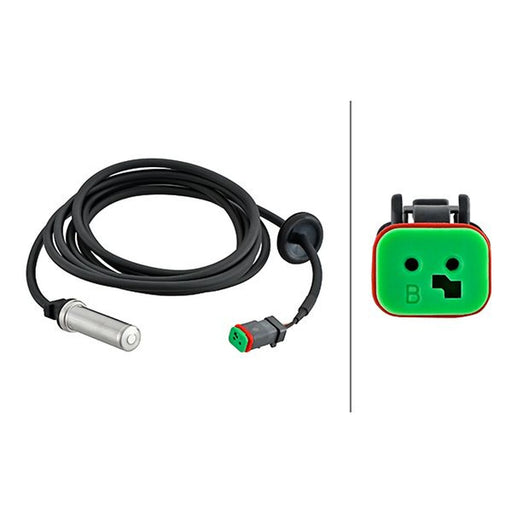 Hella ABS Wheel Speed Sensor Front Right 6PU 230 048-071