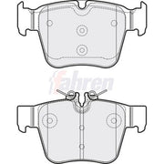 Fahren Rear Brake Pad Set fits Mercedes-Benz C-Class 2015-2023