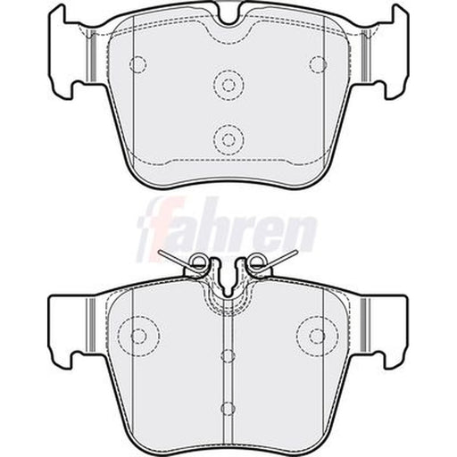 Fahren Rear Brake Pad Set FBP3789