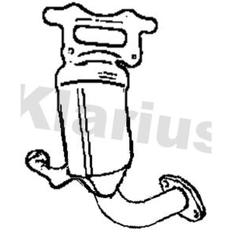 Klarius Catalyst Type Approved With Pipe 323448