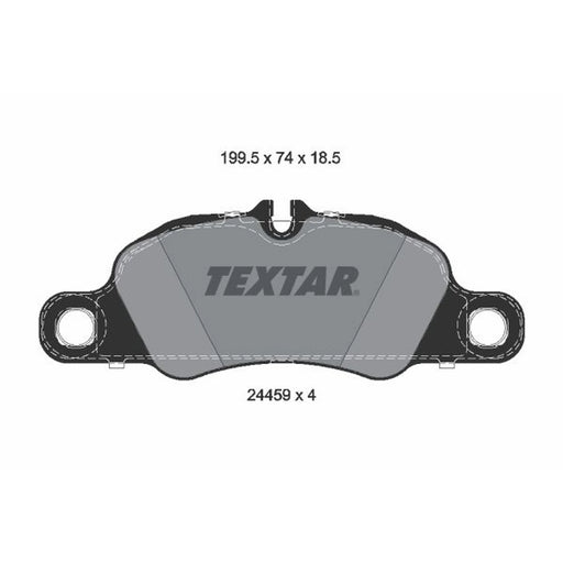 Textar Front Brake Pad Set 2445901