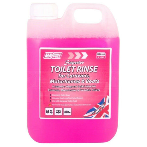 Eco Friendly Portable Toilet Pink Chemical Rinse 2 Litre - Maypole - Van Life Living