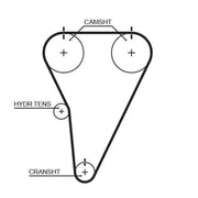 Gates Timing Belt Cambelt 143 Teeth T215