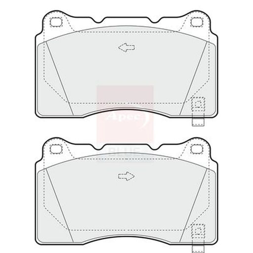 Apec Front Brake Pad Set PD3496