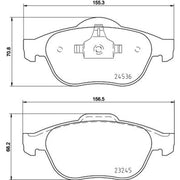 Mintex Front Brake Pad Set MDB2884