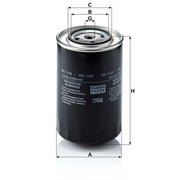 MANN-FILTER Fuel Filter Element WK 1149