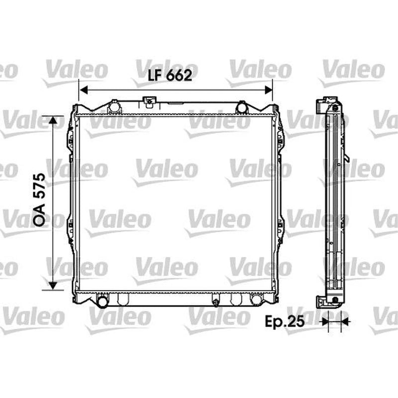 Valeo Engine Radiator 734204