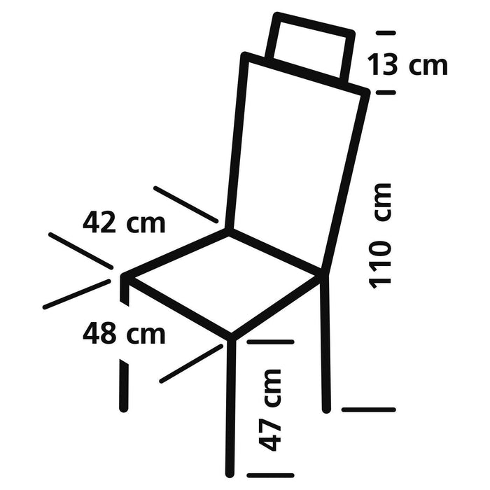 Chateau camping chair (order in multiples of 2) ETCF13490100 - Eurotrail - Van Life Living