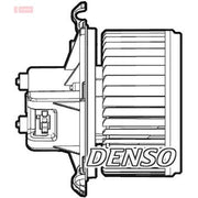 Denso Heater Blower Fan DEA09073