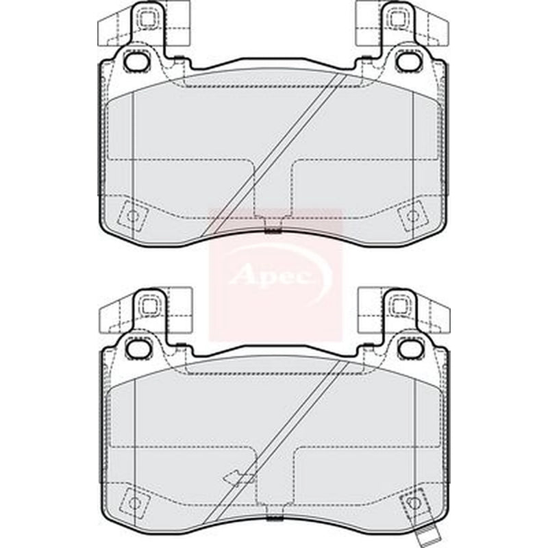 Apec Front Brake Pad Set PAD2260