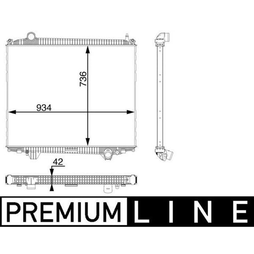 Mahle Engine Radiator CR 102 000P