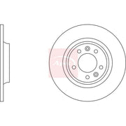 Apec 2 x Solid Rear Brake Discs DSK3628-x2