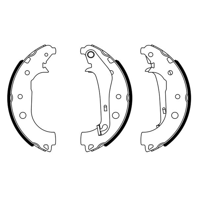 Bosch Brake Shoe Set Axle Kit 0 986 487 957