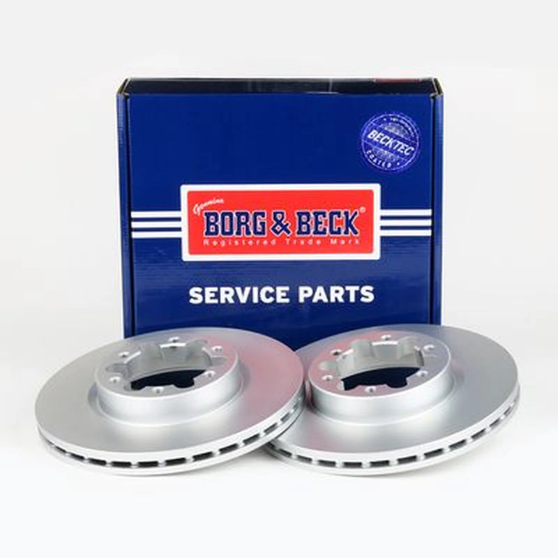 Borg & Beck 2 x Vented Front Brake Discs BBD4708-x2