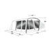 Outwell Jonesville 440SA Flex Drive-Away Awning Campervan 175 - 200 cm - Outwell - Van Life Living