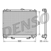 Denso Engine Radiator DRM45007