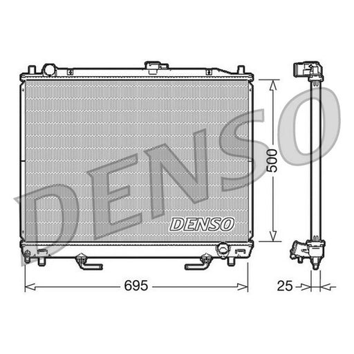 Denso Engine Radiator DRM45007