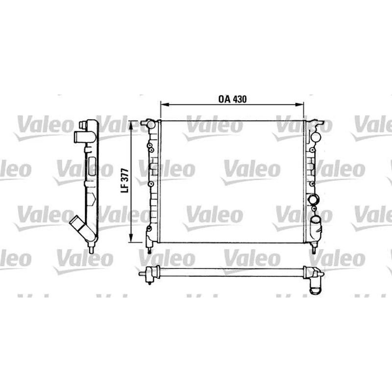 Valeo Engine Radiator 883875