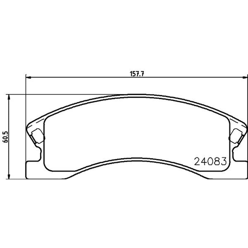 Mintex Front Brake Pad Set MDB2376