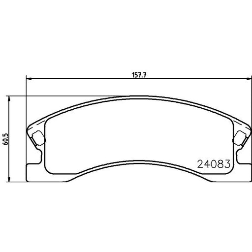 Mintex Front Brake Pad Set MDB2376