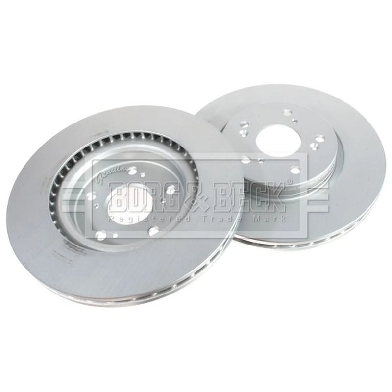 Borg & Beck 2 x Vented Front Brake Discs BBD6367