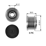 Gates Alternator Overrunning Freewheel Clutch OAP7049