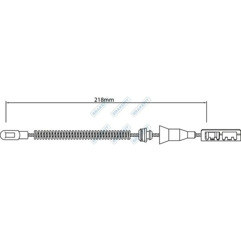 Apec Handbrake Cable Right Rear BBC3469