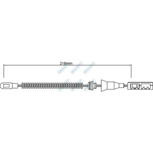 Apec Handbrake Cable Right Rear BBC3469