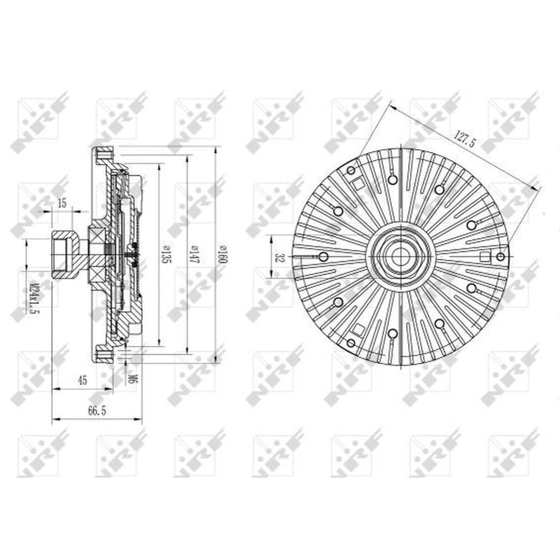 NRF Radiator Fan Clutch 49582
