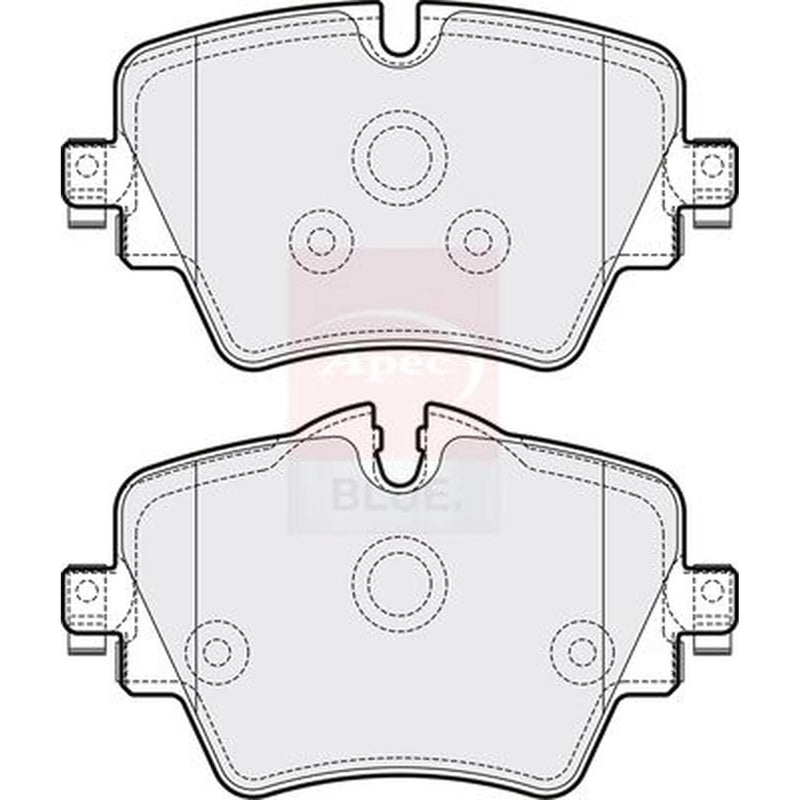 Apec Front Brake Pad Set PD3766